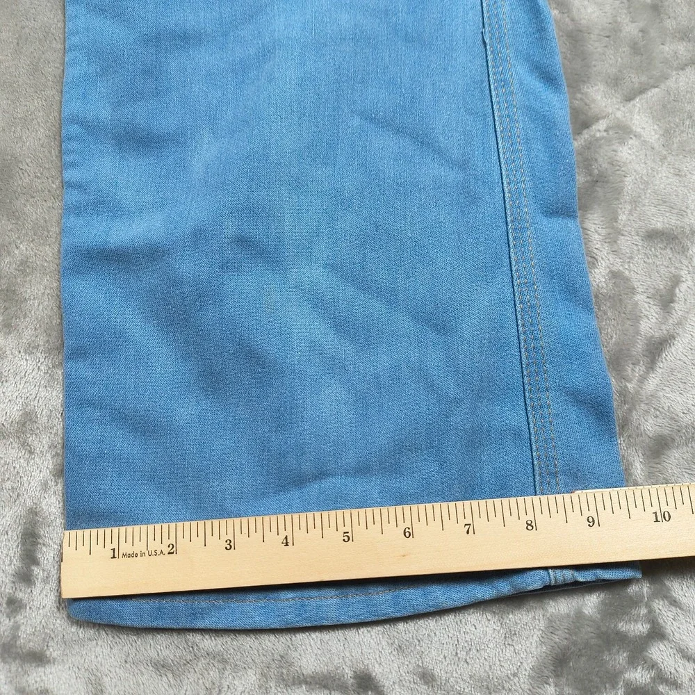 Vintage Levis Jeans Men 29x29 Blue Orange Tab USA Straight Denim Light Wash Fade